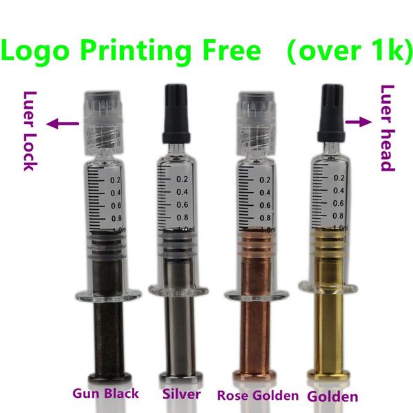 Colorfull metal twist plunger Luer Lock or head 1ml Glass Syringe glass container For co2 Oil Cartridge Glass cartridge thick oil Tank
Colorfull metal twist plunger Luer Lock or head 1ml Glass Syringe glass container For co2 Oil Cartridge Glass cartridge thick oil Tank