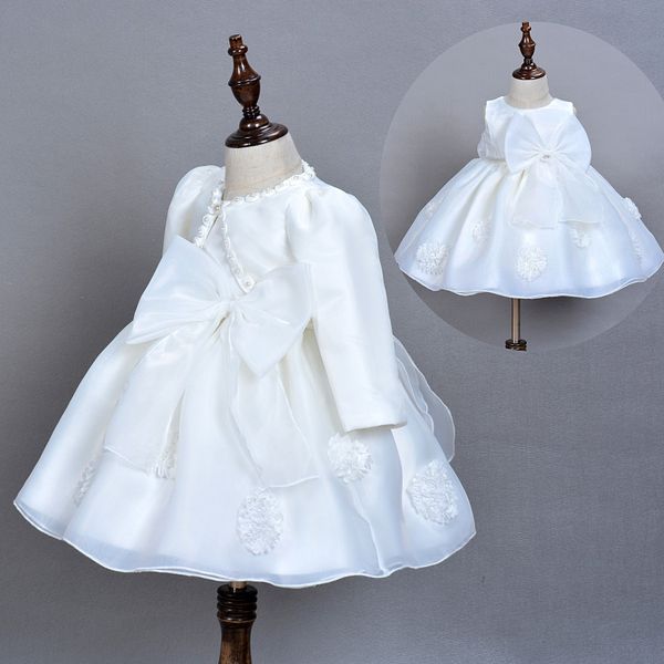 Baby Dress + Cape + Hairband 3pcs for Toddler Princess Baptism White Dresses Infant Christening Dresses for Wedding Party 0-2T
Baby Dress + Cape + Hairband 3pcs for Toddler Princess Baptism White Dresses Infant Christening Dresses for Wedding Party 0-2T