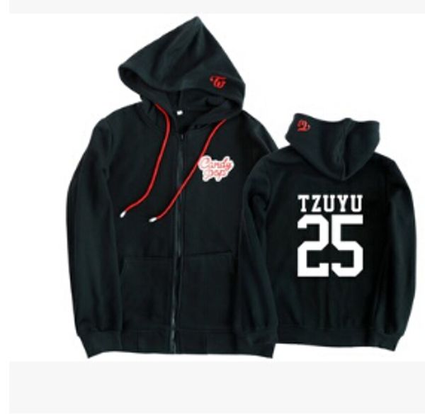 twice candy sweatshirts men women autumn spring fleece letters hoodies zipper up pullovers, Black
twice candy sweatshirts men women autumn spring fleece letters hoodies zipper up pullovers, Black