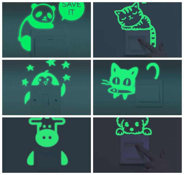 100pcs super bright home decoration luminous diy funny cute cat switch stickers glow in the dark living room fluorescent sticker
100pcs super bright home decoration luminous diy funny cute cat switch stickers glow in the dark living room fluorescent sticker