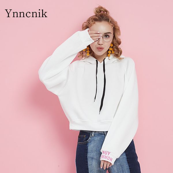 ynncnik 2018 fleece sweatshirt women letters printed short hooded sweatshirts sweet style loose long sleeve hoodies s1027, Black
ynncnik 2018 fleece sweatshirt women letters printed short hooded sweatshirts sweet style loose long sleeve hoodies s1027, Black