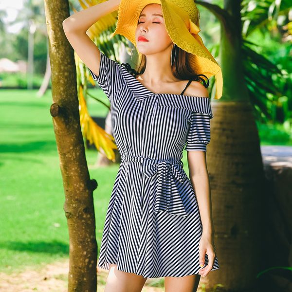women round dress sweet cute waist lace bowknot trimming waist curvy sling wear comfortable swimsuit
women round dress sweet cute waist lace bowknot trimming waist curvy sling wear comfortable swimsuit