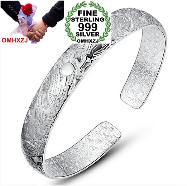 omhxzj wholesale fashion dragon phoenix ching cheung woman kpop star fine 999 sterling silver opening bracelet bangles gift sz18, Golden;silver
omhxzj wholesale fashion dragon phoenix ching cheung woman kpop star fine 999 sterling silver opening bracelet bangles gift sz18, Golden;silver