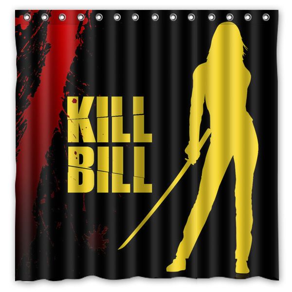 custom waterproof bathroom curtains kill bill polyester fabric shower curtain 180*180cm
custom waterproof bathroom curtains kill bill polyester fabric shower curtain 180*180cm