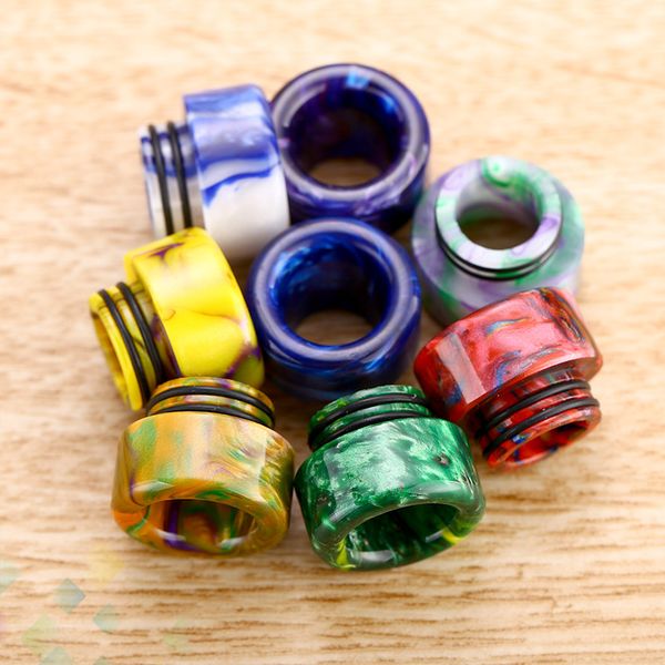 

810 Thread Epoxy Resin Wide Bore Drip Tip Mouthpiece Vape Drip Tips for TFV8 TFV12 Prince TFV8 Big Baby E Cigarette DHL Free