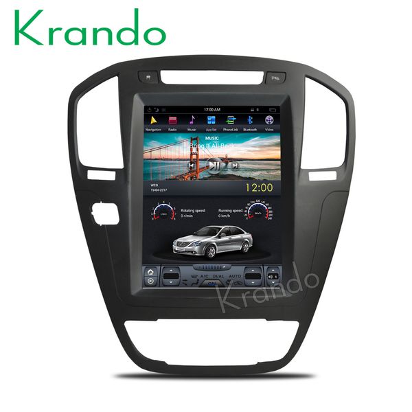

Krando Android 7.1 10.4 " вертикальный экран автомобильный dvd радио GPS навигация для Buick Regal для opel insignia 2009-2013 мультимедийная система