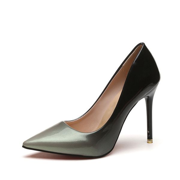 black gradient color 10cm women pumps extreme pointed toe ladies stiletto high heels patent leather women party shoes
black gradient color 10cm women pumps extreme pointed toe ladies stiletto high heels patent leather women party shoes