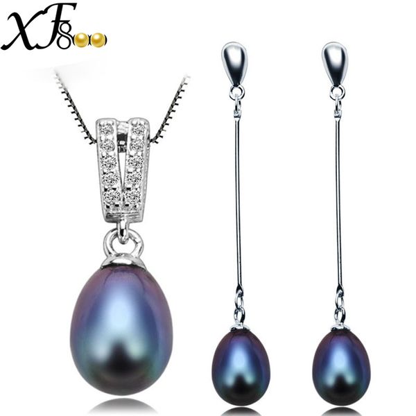 black xf800 natural freshwater pearl jewelry sets ,8-9m drop black pearl pendant & earrings fro party s55
black xf800 natural freshwater pearl jewelry sets ,8-9m drop black pearl pendant & earrings fro party s55