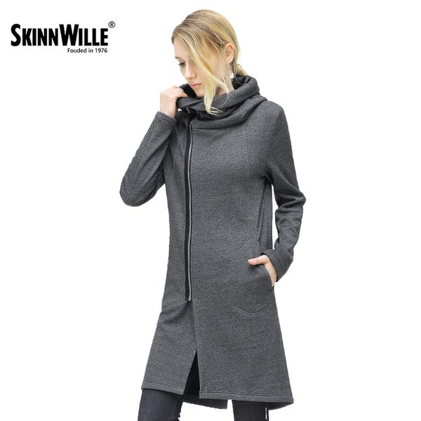 skinnwille wool irregular zipper hoodie autumn casual thin solid turtleneck blouse woman long coat, Black
skinnwille wool irregular zipper hoodie autumn casual thin solid turtleneck blouse woman long coat, Black