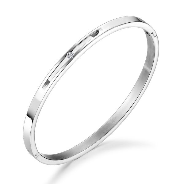fate love brand simple lady women bangles for girls stainless steel metal fashion jewelry silver rose gold color, Black
fate love brand simple lady women bangles for girls stainless steel metal fashion jewelry silver rose gold color, Black