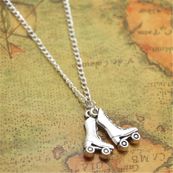 12pcs/lot Roller Skate necklace Charm pendant Roller Derby Jewelry Roller Skating Gift
12pcs/lot Roller Skate necklace Charm pendant Roller Derby Jewelry Roller Skating Gift