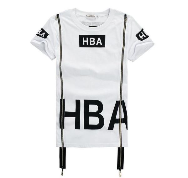 HBA Fashoin Hip Hop Streetwear Clothing Womens Mens Hood by Air Side Zipper T Shirt Effect Bone Black Shirt Top Men
HBA Fashoin Hip Hop Streetwear Clothing Womens Mens Hood by Air Side Zipper T Shirt Effect Bone Black Shirt Top Men