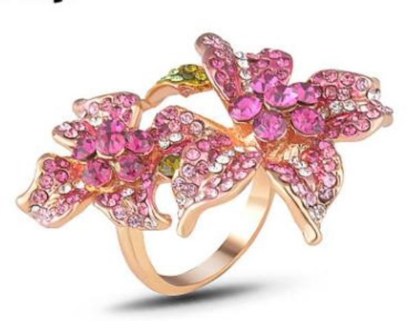 new hand jewelry wholesale exaggerated fashion small fresh colorful flower studded diamond ring ring, Silver
new hand jewelry wholesale exaggerated fashion small fresh colorful flower studded diamond ring ring, Silver