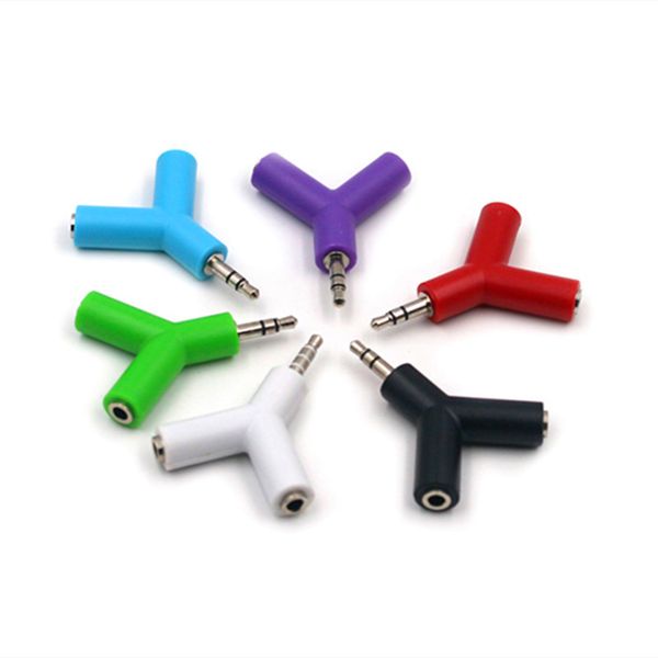 3.5mm headphone splitter y shape stereo audio jack adapter splitter cable male to 2 female
3.5mm headphone splitter y shape stereo audio jack adapter splitter cable male to 2 female
