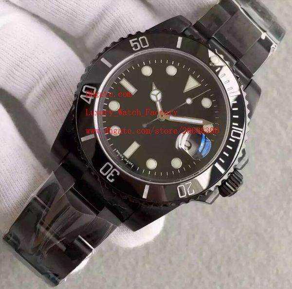 luxury sapphire 40mm ceramic bezel black dial 16610 116610 automatic mechanical mens men's watch watches, Slivery;brown
luxury sapphire 40mm ceramic bezel black dial 16610 116610 automatic mechanical mens men's watch watches, Slivery;brown