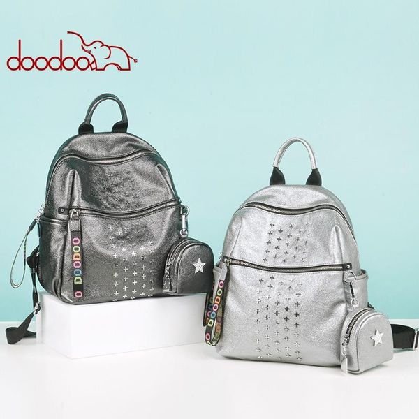 fashion girls black leather backpack brand quality white small casual school bag teenage women rucksack mochila silver
fashion girls black leather backpack brand quality white small casual school bag teenage women rucksack mochila silver