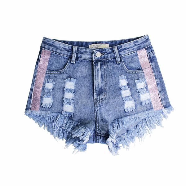 ilstile 2018 women's tassel sequined washed ripped sexy jeans summer fashion high waist shorts casual hot pants size s-3xl blue
ilstile 2018 women's tassel sequined washed ripped sexy jeans summer fashion high waist shorts casual hot pants size s-3xl blue