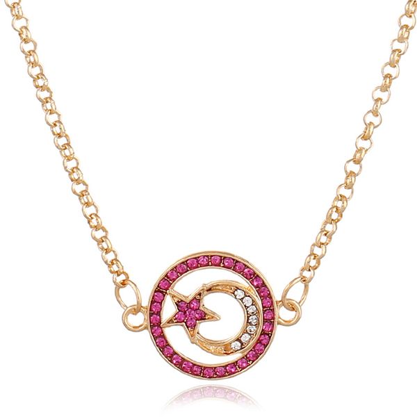 2018 new korean fashion personality simple 13g hollow star with moon crystal necklaces for female romantic gift chain jewelry, Silver
2018 new korean fashion personality simple 13g hollow star with moon crystal necklaces for female romantic gift chain jewelry, Silver
