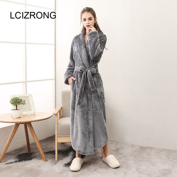 winter couple warm soft bathrobes women fashion long sleeve ankle-length thick bath robe autumn dressing gown female, Black;red
winter couple warm soft bathrobes women fashion long sleeve ankle-length thick bath robe autumn dressing gown female, Black;red
