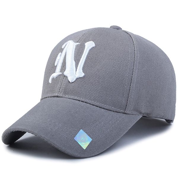 1piece cotton letter casquette baseball cap solid color leisure hats with n letter embroidered cap for men and women, Blue;gray
1piece cotton letter casquette baseball cap solid color leisure hats with n letter embroidered cap for men and women, Blue;gray