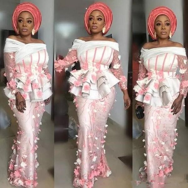 formal mermaid evening dress 2018 prom dresses party wear illusion ruffles bodice aso ebi style 3d appliques long sleeve prom gowns, Black
formal mermaid evening dress 2018 prom dresses party wear illusion ruffles bodice aso ebi style 3d appliques long sleeve prom gowns, Black