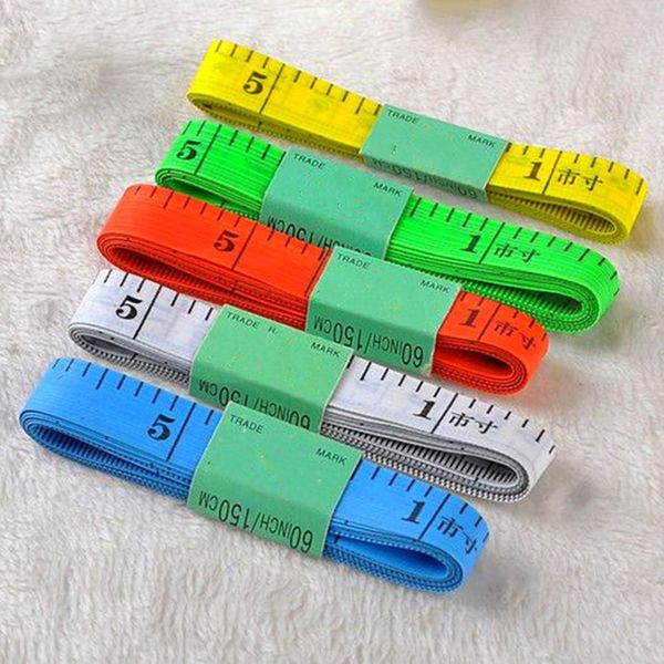 high new body measuring ruler sewing tailor tape measure soft 1.5m sewing ruler meter measuring tape random color
high new body measuring ruler sewing tailor tape measure soft 1.5m sewing ruler meter measuring tape random color
