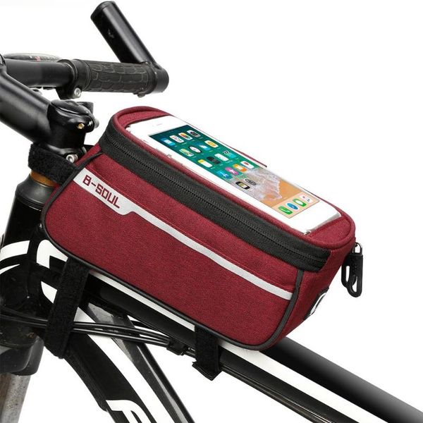 b-soul waterproof mtb road bike bicycle front bag cycling tube frame handlebar bag 6.0 inch cycling cellphone
b-soul waterproof mtb road bike bicycle front bag cycling tube frame handlebar bag 6.0 inch cycling cellphone