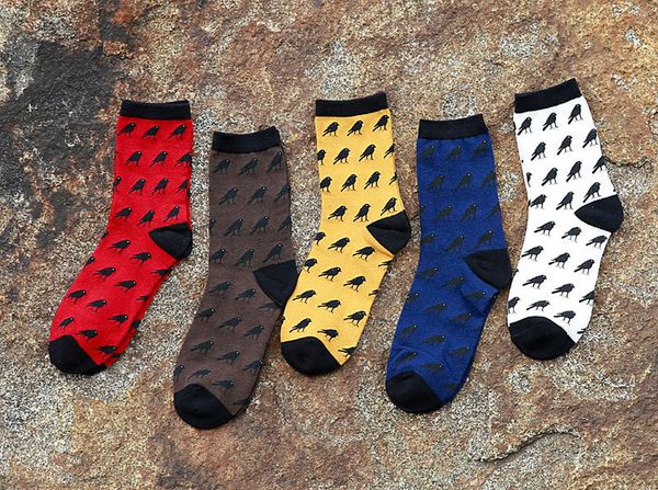 5 pairs /lot cartoon crow men socks casual fashion brand cotton sock meias calcetines hombre cool mens colored socks art wholesale, Black
5 pairs /lot cartoon crow men socks casual fashion brand cotton sock meias calcetines hombre cool mens colored socks art wholesale, Black
