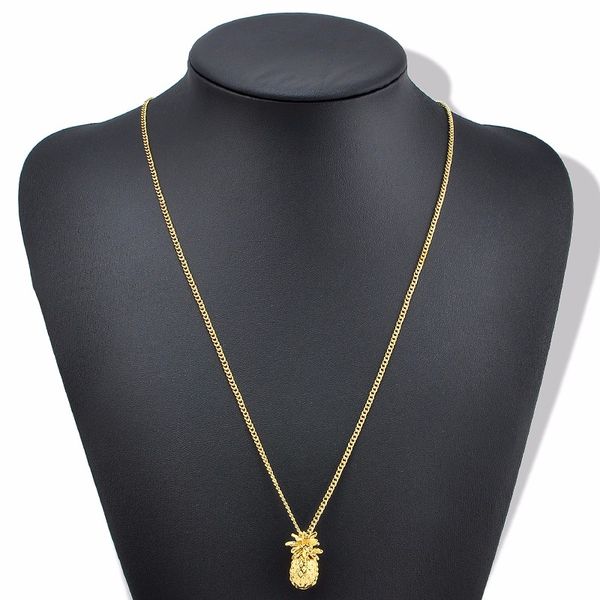 tiny pineapple fruit cute charm long sweater chain necklace summer jewelry, Silver
tiny pineapple fruit cute charm long sweater chain necklace summer jewelry, Silver