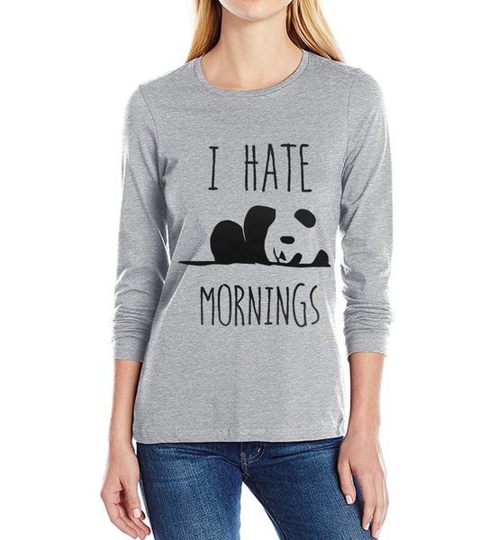 women's t-shirt 2021 spring autumn i hate mornings panda print women t shirt 100% cotton casual funny for lady jumper streetwear mma, White
women's t-shirt 2021 spring autumn i hate mornings panda print women t shirt 100% cotton casual funny for lady jumper streetwear mma, White