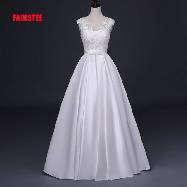 fadistee elegant wedding dresses country lace scoop neck a-line sleeveless backless garden novia bridal gowns appliques, White
fadistee elegant wedding dresses country lace scoop neck a-line sleeveless backless garden novia bridal gowns appliques, White