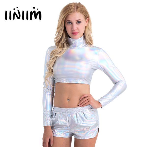 1pcs womens patent leather loose style boxer shorts shiny metallic short eye-catching wetlook fashion clubwear workout cloth, White;black
1pcs womens patent leather loose style boxer shorts shiny metallic short eye-catching wetlook fashion clubwear workout cloth, White;black