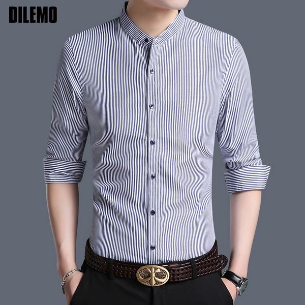 2018 fashion brand shirt mens mandarin collar long sleeve slim fit street wear striped workout casual clothes, White;black
2018 fashion brand shirt mens mandarin collar long sleeve slim fit street wear striped workout casual clothes, White;black