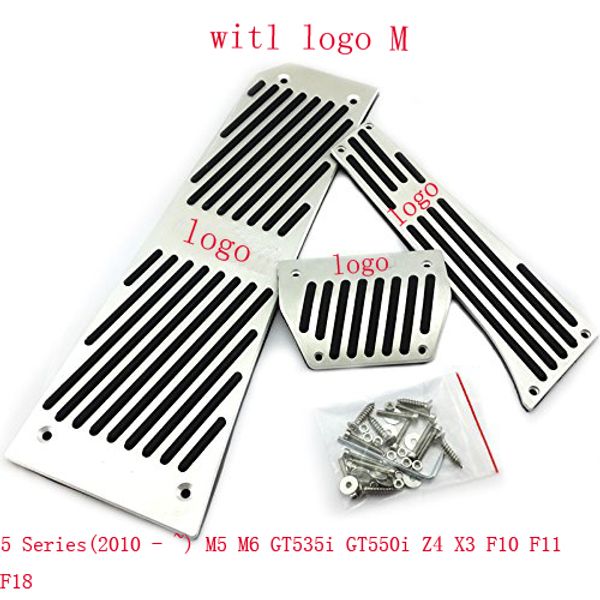 xyivyg 3pcs at brake foot rest pedals plate for 5 series 2010-2015 m5 m6 z4 x3 gt535i gt550i f10 f11 with m logo
xyivyg 3pcs at brake foot rest pedals plate for 5 series 2010-2015 m5 m6 z4 x3 gt535i gt550i f10 f11 with m logo