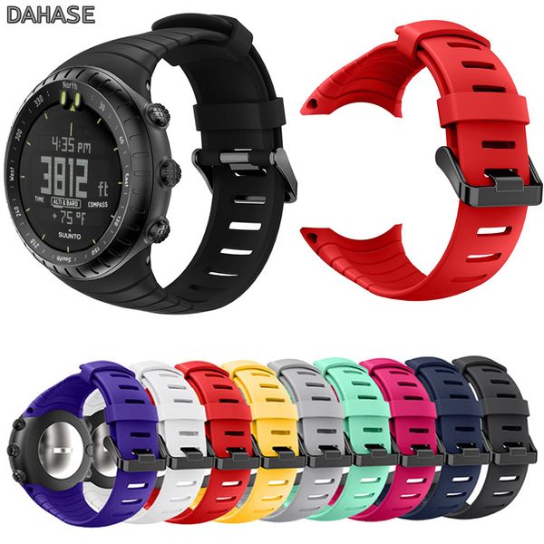 soft silicone strap for suunto core watch band watch bracelet replacement wristband for suunto core smart, Black;brown
soft silicone strap for suunto core watch band watch bracelet replacement wristband for suunto core smart, Black;brown