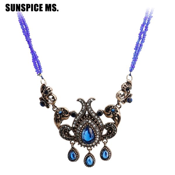 long bead pendant necklace for women antique gold color resin flower sweater chain vintage festival jewelry gift 2018 new, Silver
long bead pendant necklace for women antique gold color resin flower sweater chain vintage festival jewelry gift 2018 new, Silver