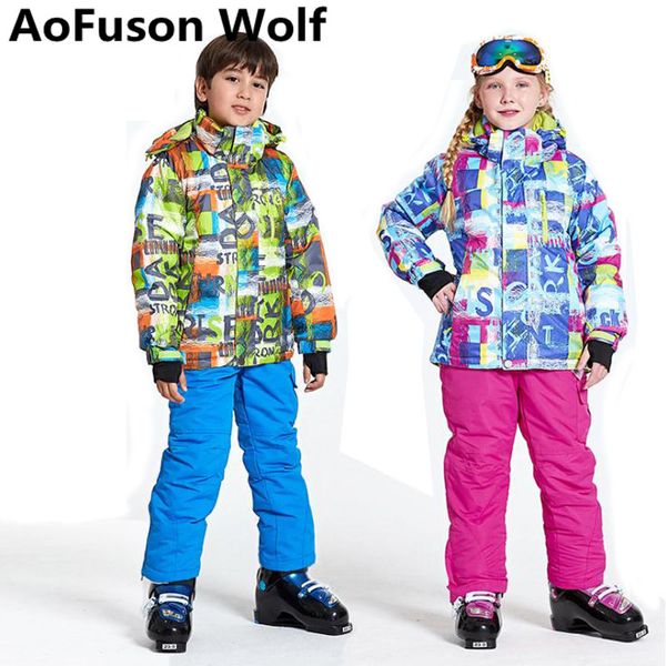 2018 boys ggirls ski suit for kids waterproof windproof snow pants+jackets a set of winter sports child thickened clothes
2018 boys ggirls ski suit for kids waterproof windproof snow pants+jackets a set of winter sports child thickened clothes