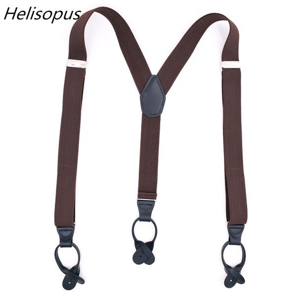 helisopus fashion suspenders adjustable buckles six buttons design stripe men and women elastic trousers straps, Black;white
helisopus fashion suspenders adjustable buckles six buttons design stripe men and women elastic trousers straps, Black;white
