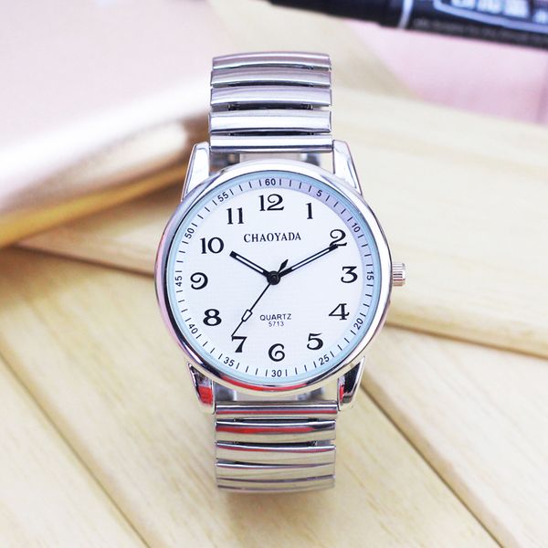new old women men simple fashion elastic strap stainless steel quartz wristwatch ladies dress white black relogio masculino, Slivery;brown
new old women men simple fashion elastic strap stainless steel quartz wristwatch ladies dress white black relogio masculino, Slivery;brown