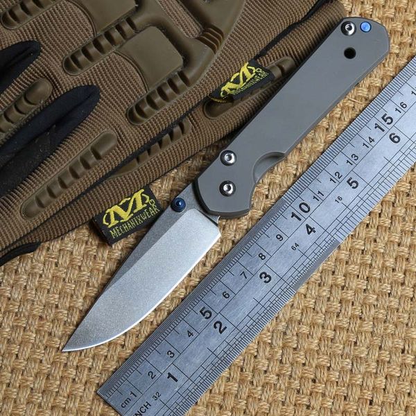 

Chris Reeve small Sebenza D2 Folding blade knife titanium handle Tactical camping hunting outdoors pocket survival knives Utility EDC Tools