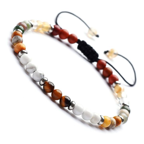womens fashion 4 mm colorful agate beads link bracelet luxury handmade adjustable bracelets jewelry for gift 5pcs wholesale, Black
womens fashion 4 mm colorful agate beads link bracelet luxury handmade adjustable bracelets jewelry for gift 5pcs wholesale, Black