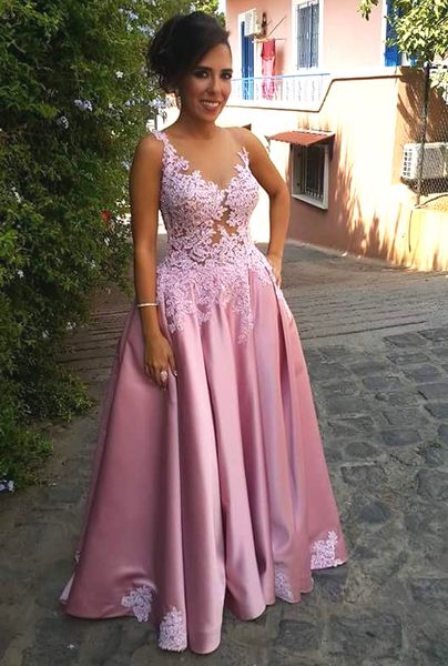 lace appliques evening gowns illusion bodice satin prom dresses formal gowns long vestidos de fiesta, Black;red
lace appliques evening gowns illusion bodice satin prom dresses formal gowns long vestidos de fiesta, Black;red
