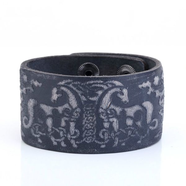 wicca handmade double deer amulet nordic talisman leather wristband cuff bracelet, White
wicca handmade double deer amulet nordic talisman leather wristband cuff bracelet, White