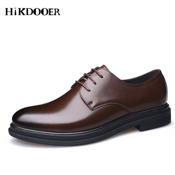 men casual dress shoes formal wedding leather shoes male business office leather lace up men's flats oxfords, Black
men casual dress shoes formal wedding leather shoes male business office leather lace up men's flats oxfords, Black