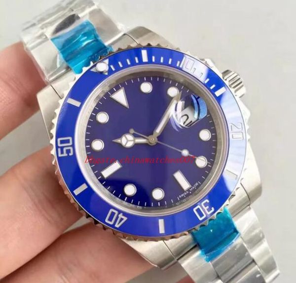 luxury watch 40mm ceramic 116619 series blue dial automatic movement stainless steel watch men's watch, Slivery;brown
luxury watch 40mm ceramic 116619 series blue dial automatic movement stainless steel watch men's watch, Slivery;brown