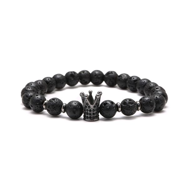 trendy lava stone pave imperial crown helmet charm beaded bracelet for men women designer bracelets jewelry, Golden;silver
trendy lava stone pave imperial crown helmet charm beaded bracelet for men women designer bracelets jewelry, Golden;silver