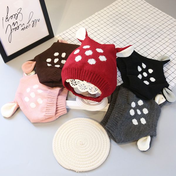 cute deer ears baby girl hat knit soft baby bonnet warm winter hats beanie cap baby boys girls newborn pgraphy caps, Yellow
cute deer ears baby girl hat knit soft baby bonnet warm winter hats beanie cap baby boys girls newborn pgraphy caps, Yellow