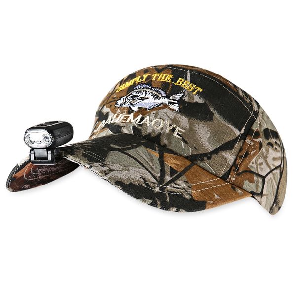 leo adjustable camo fishing hat with led headlamp sun protection, anti-uv 19.00 x 6.00 x 0.50 cm, Black;white
leo adjustable camo fishing hat with led headlamp sun protection, anti-uv 19.00 x 6.00 x 0.50 cm, Black;white