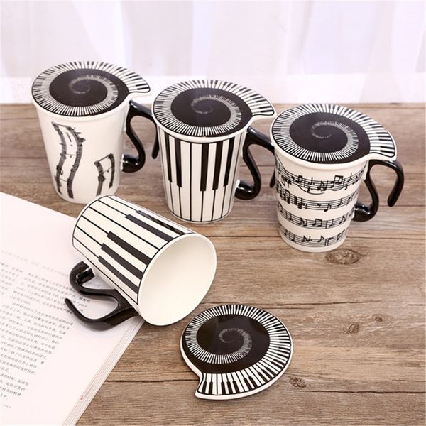 eco-friendly ceramic coffee mug with lid music note piano keys musical porcelain water milk cup 270ml
eco-friendly ceramic coffee mug with lid music note piano keys musical porcelain water milk cup 270ml
