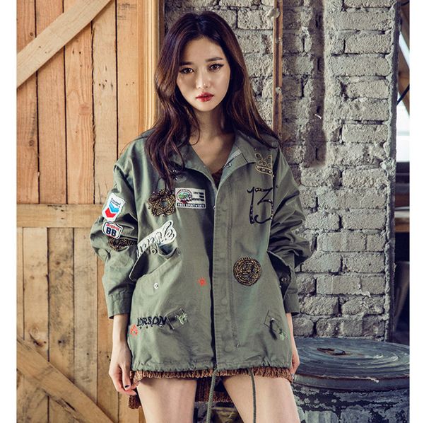 fashion new designer women spring trench coat 2018 full sleeve european windbreaker zipper turn-down collar autum streetwear, Tan;black
fashion new designer women spring trench coat 2018 full sleeve european windbreaker zipper turn-down collar autum streetwear, Tan;black